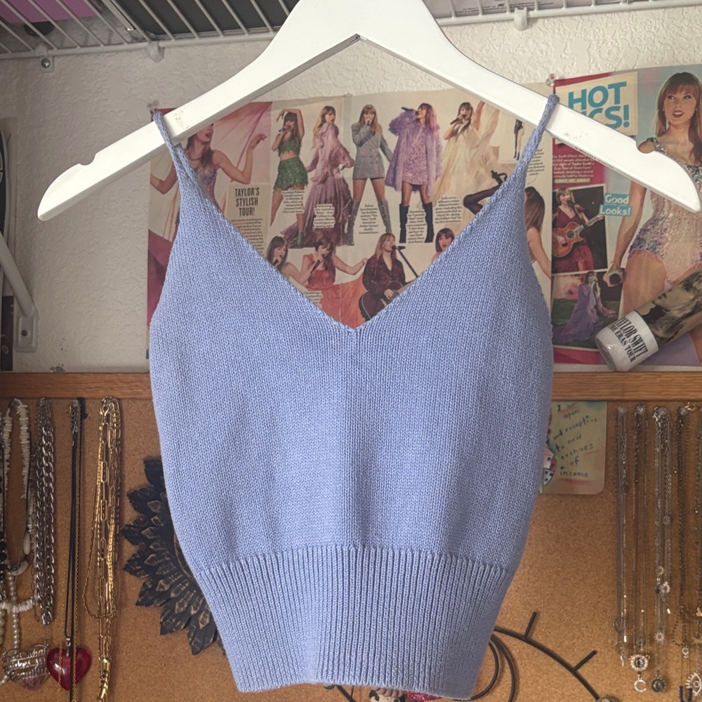 Brandy Melville Light Purple Knit Camisole
